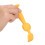 Soft Silicone Diaper Cream Applicator with Suction Base in Yellow 5.9in 14