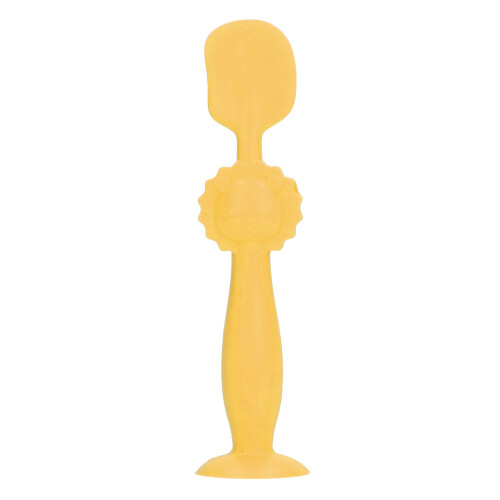 Soft Silicone Diaper Cream Applicator with Suction Base in Yellow 5.9in 2