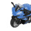 Pull Back Blue Motorcycle Toy with Lights Sound & Alloy Finish 12