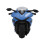 Pull Back Blue Motorcycle Toy with Lights Sound & Alloy Finish 8