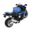 Pull Back Blue Motorcycle Toy with Lights Sound & Alloy Finish 11