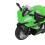 Green Kids Motorcycle Toy with Pull Back Function Sound & Light Effects Alloy 12
