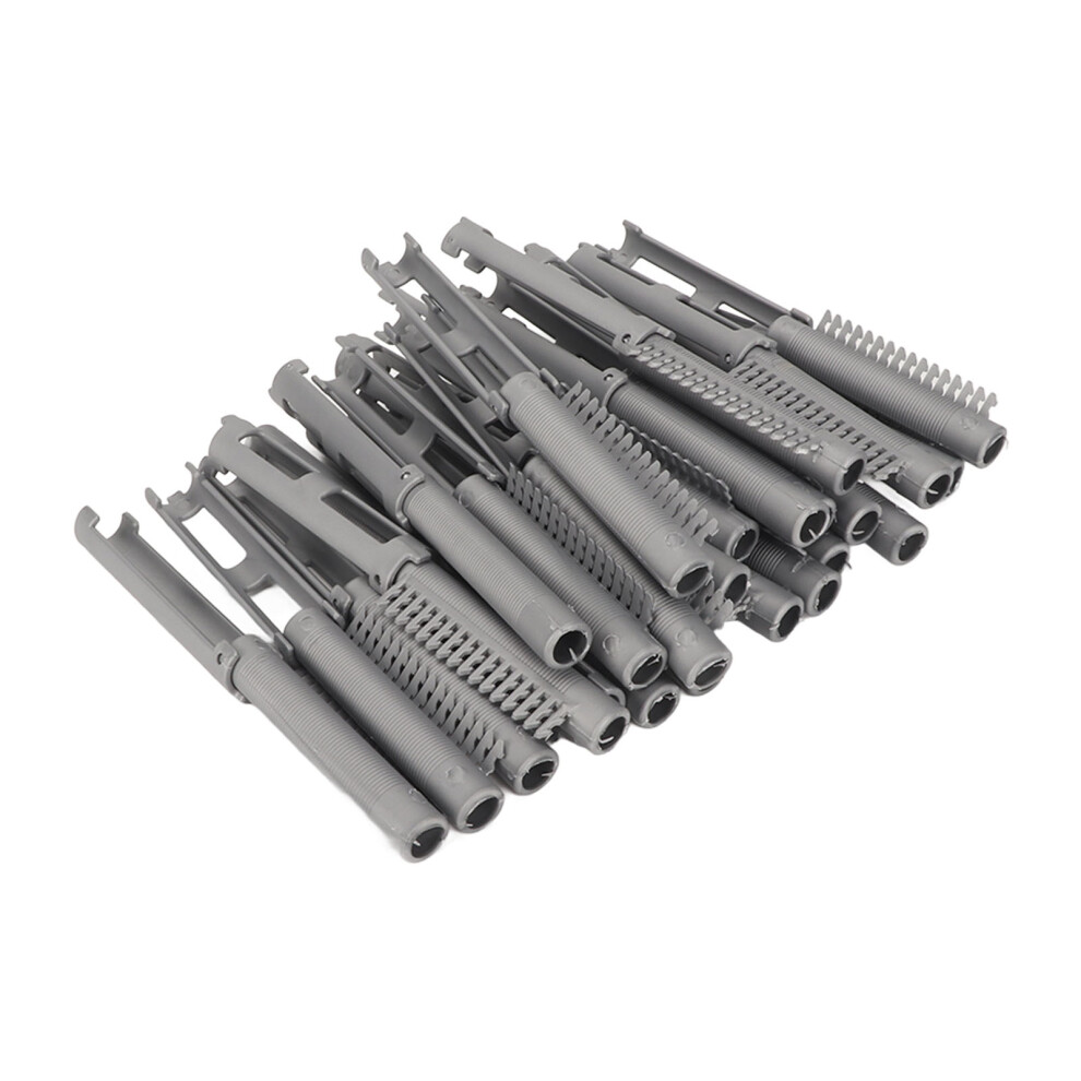 25pcs Short Plastic Resin Perm Rods, Salon Curling Perming Size