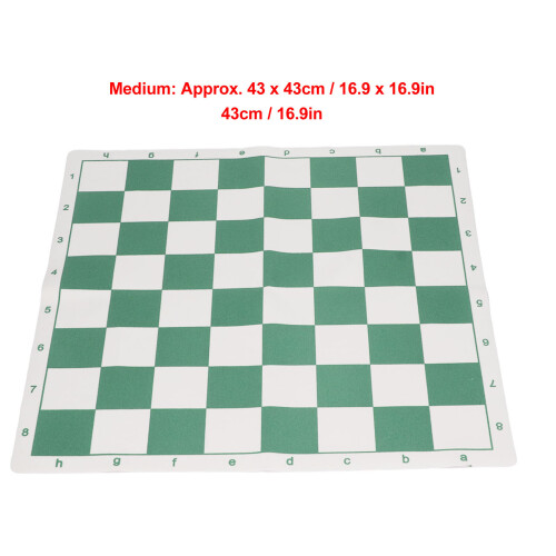Tragbares internationales Schachbrett M PU-Leder 1