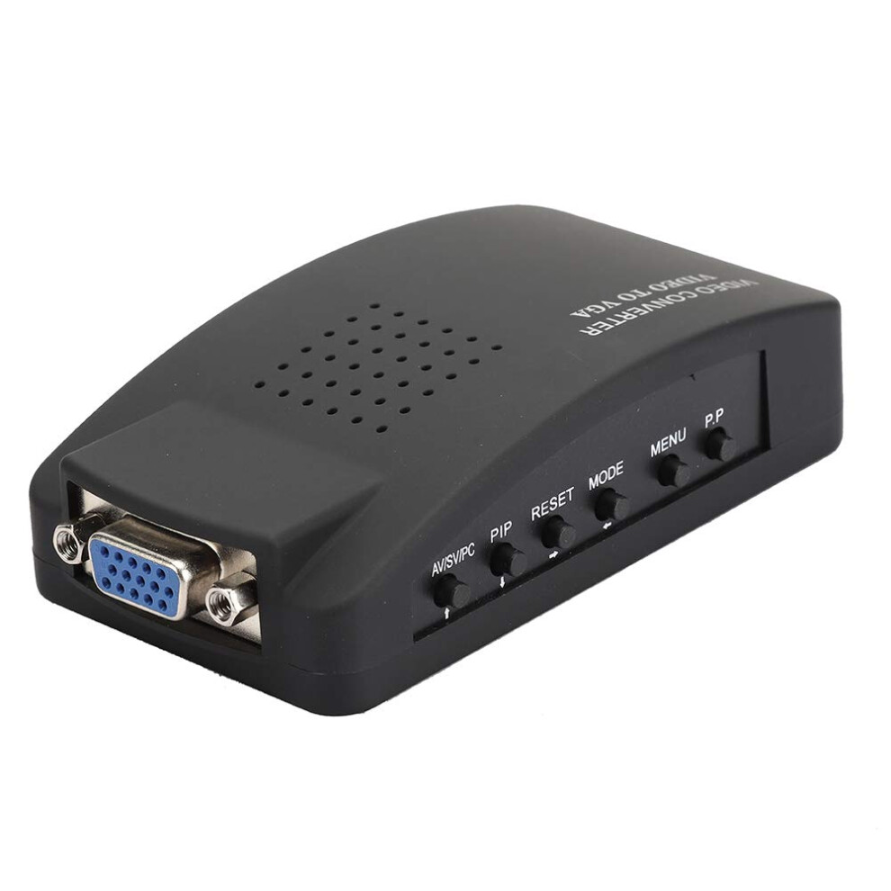 Cctv Camera Bnc Video Converter Adapter, S-Video To Vga Hd Composite For Pc Monitor, Eu Plug Compatible With Lcd 6947110005850