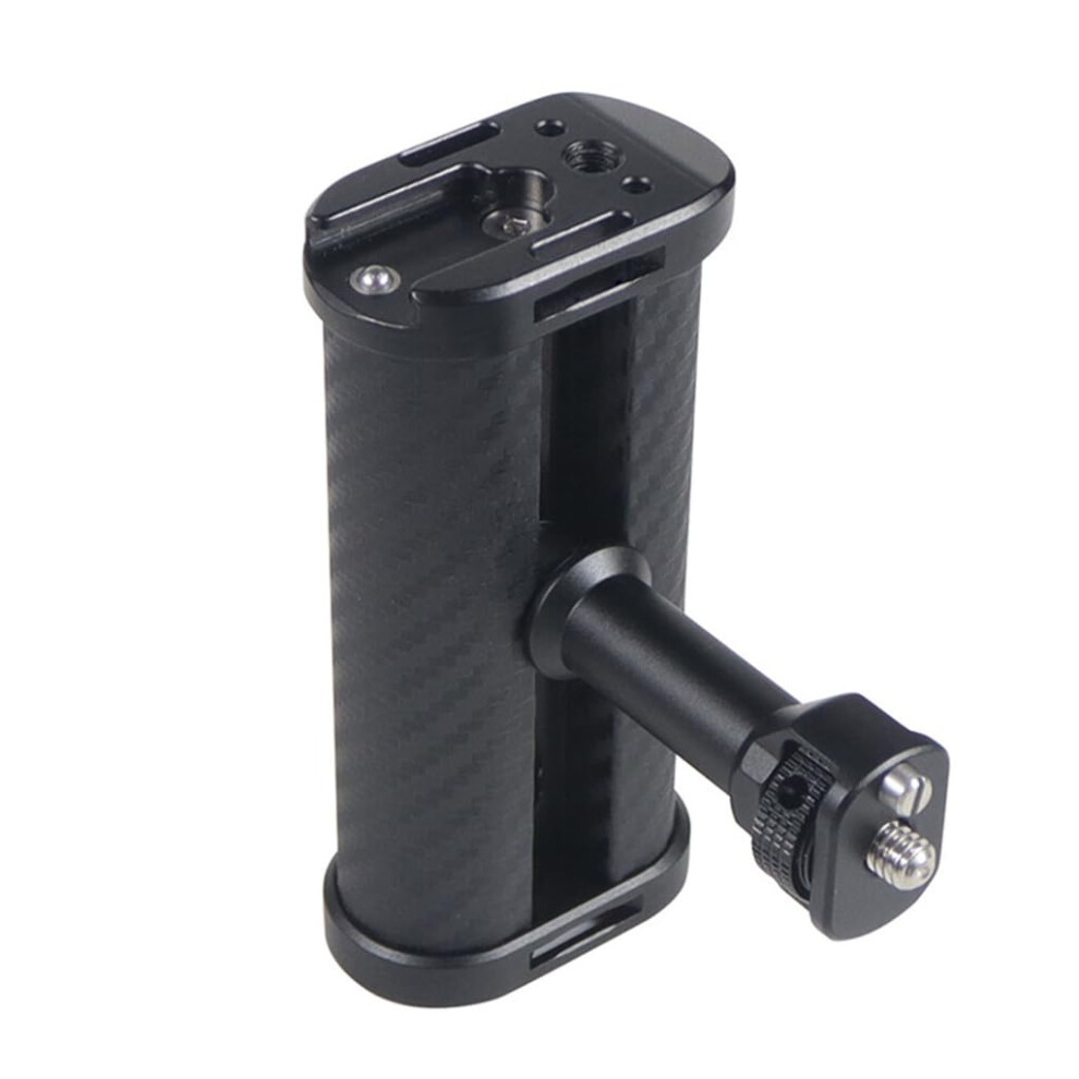 Universal Aluminum Side Grip For Dslr Camera Cage, Cold Shoe Mount, Ergonomic Design For Comfortable Handheld Use 6276012360331