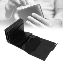 Multi-Function Aluminum Wallet Clip for IOS Locator, Black, 9.7cm