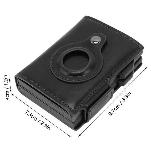 Multi-Function Aluminum Wallet Clip for IOS Locator, Black, 9.7cm 1