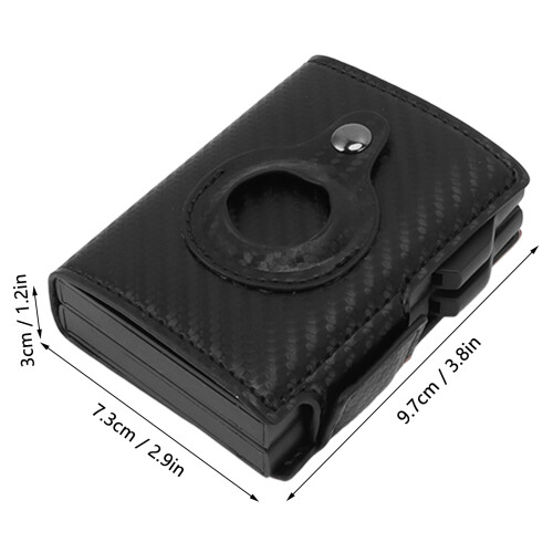 IOS Locator Wallet Clip, 9.7x7.3x3.0 cm, Schwarz 1