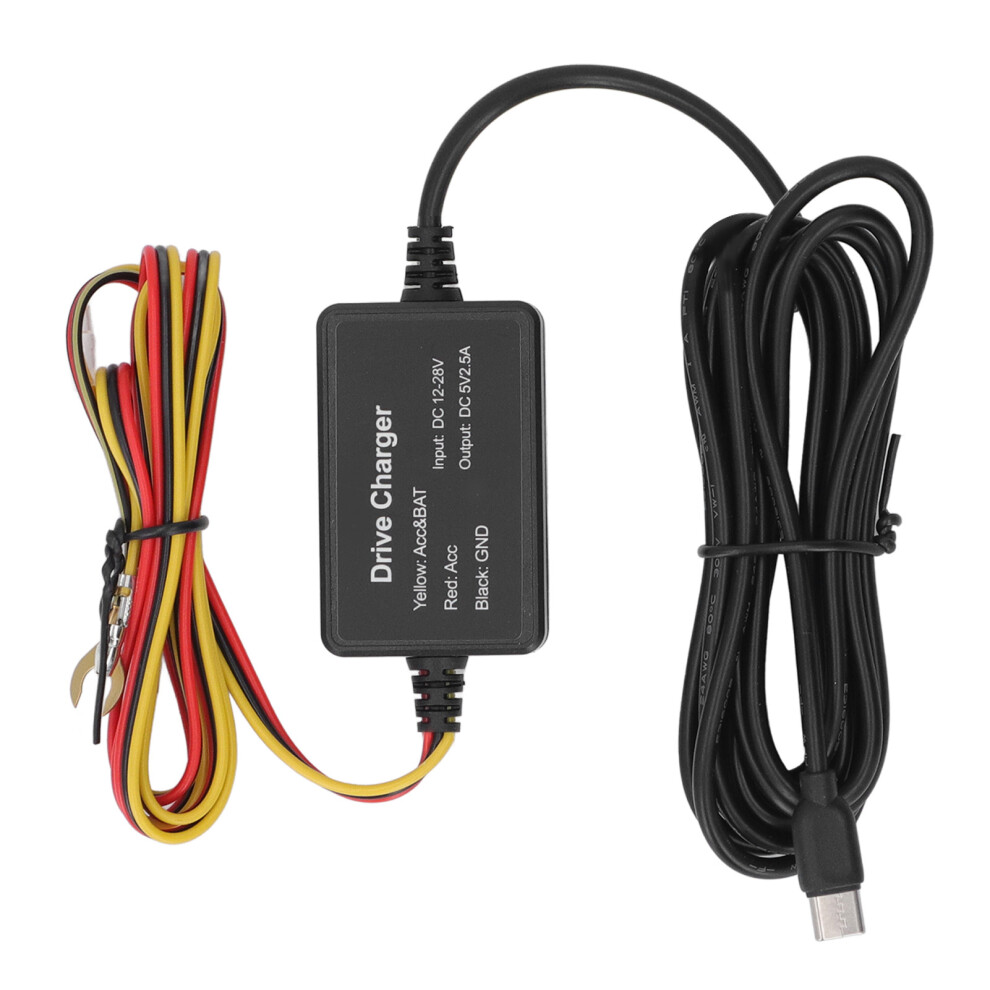 12Â30V Rubber Metal Hardwire Kit For Dash Cam, Gps, Radar 3.2M 9301339093109