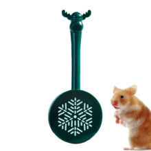 Hamster Sand Litter Scoop with Elk Handle, Small Pet Sand Shovel for Hamsters, Rabbits, Hedgehogs, and Cats