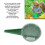 10pcs Handheld Seed Planter Tool - Reusable with 5 Outlets Green 4