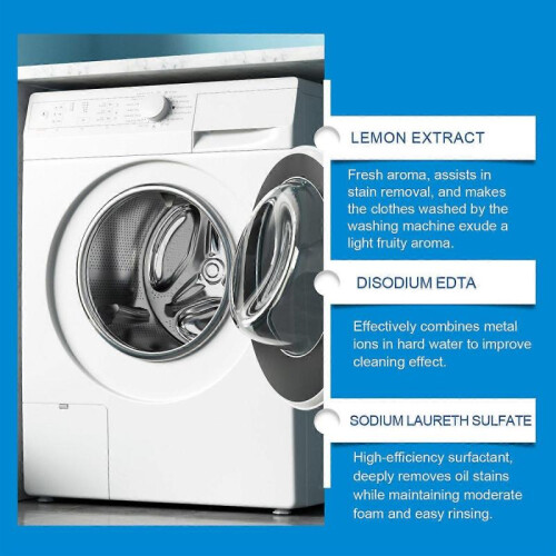 (2 box) 1-3x Washing Machine Cleaner White Count Powdered Washing Machine Cleaning Tablets-HX 2