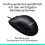M100 Wired Mouse - Black USB Optical Mouse with Ergonomic Design for PC and Laptop Compatibility 4