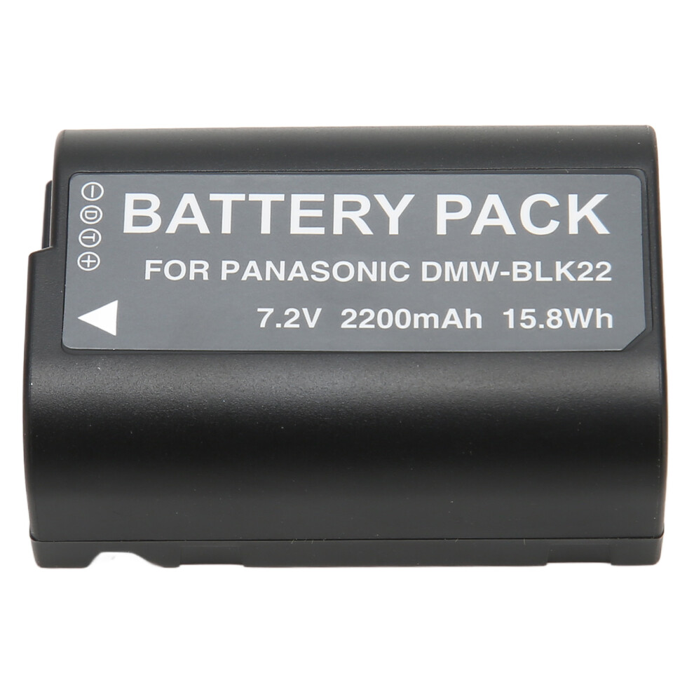 2200Mah Lithium Ion Camera Battery Dmw Blk22 For Gh6 S5k Gh5m2 8751339095749