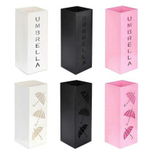 (Letter Black) Umbrella rack, magazine rack suitable for home, office, apartment, store-HX