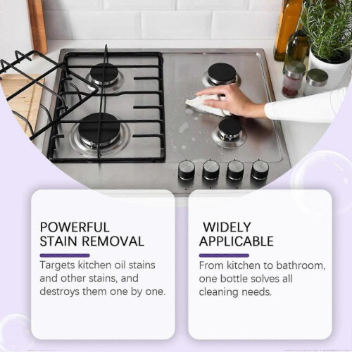 (Cleaning Tablets) Cleanlix Cleaner is suitable for kitchen stoves, kitchenware, grease and stains-HX 2