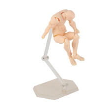 Durable PVC Action Figure with Flexible Poses Mannequin for Sketching & Display