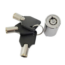 Reliable Zinc Alloy Lock Core for Arcade Machines - Universal Keyed Cylinder Lock Core for Enhanced Security