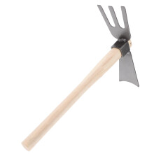 Gartenhacke Robustem Metall 30cm Praktische Handhacke für Jäten und Graben im Garten Vielseitiges Outdoor Werkzeug