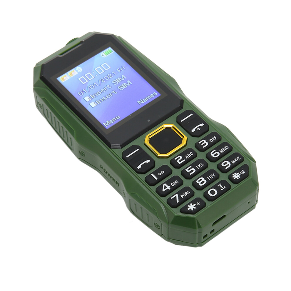 Senior 1.8In Lcd Mobile Dual Card 5800Mah Bluetooth Green 4991339099864