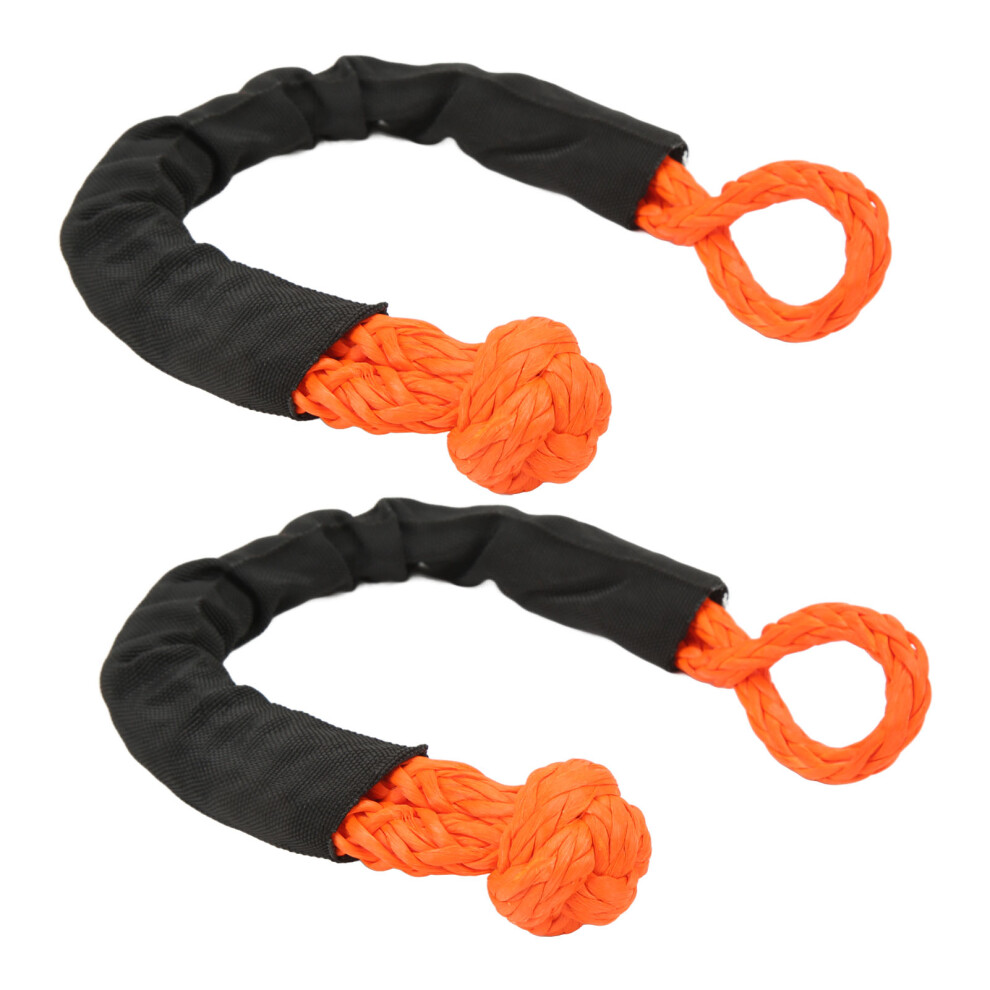 8Mm Orange Soft Shackle Recovery Rope - 7 Tons, Lightweight & Uv Resistant 5041339100592
