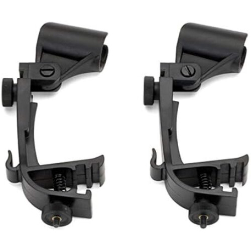 6 Pcs Microphone Drum Shock Mounts for Stand Compatibility, Shockproof Accessories for Musical Instruments 1