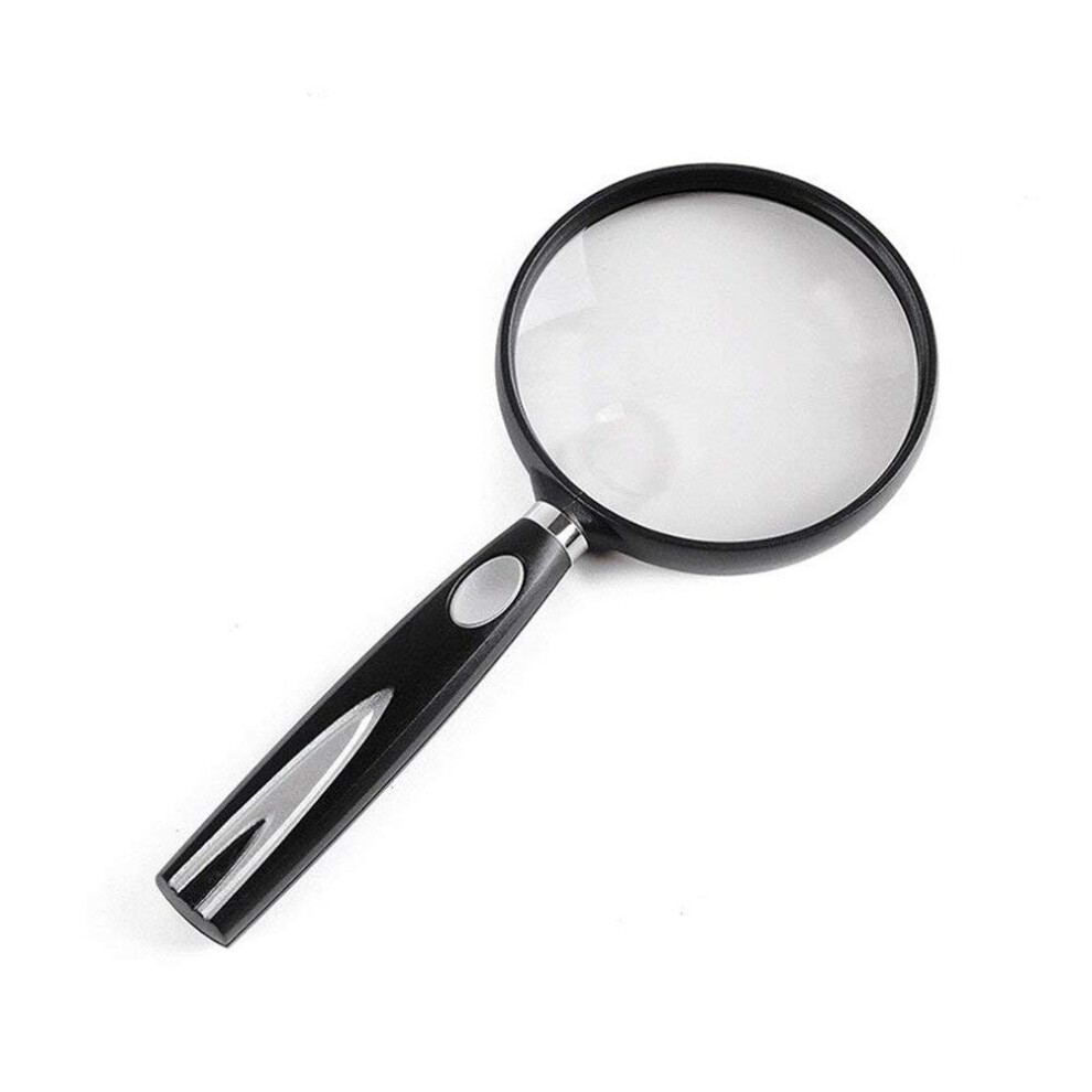 Handheld Magnifier 6X for Reading, Crafts, and Repairs - HD Magnifying Glass for Seniors and Detailed Work