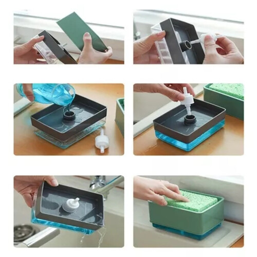 Efficient 300ML Liquid Dispenser: Compact Easy One-Handed Operation 2