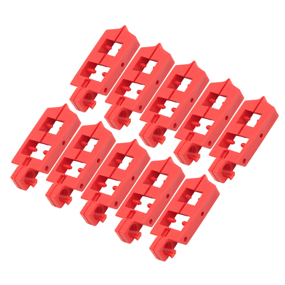 Set Of 10 Nylon Circuit Breaker Lockouts Pa Energy Safety Lockout Devices 9371339107649