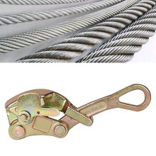 Construction Ready 1T Carbon Steel Rope Jaw Puller Anti Slip Design