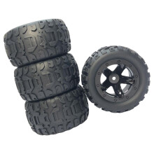 RC Car Tyres 1/16 1/12 1/14 Rubber Replacement Tyres for 124018 124019 144001 124017 124016 Black Crawler Rally Parts