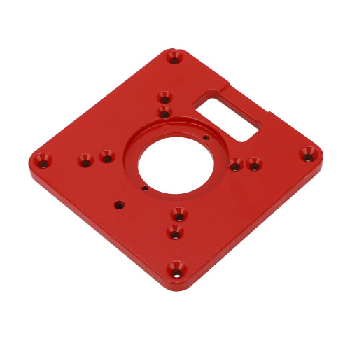 Compact Aluminum Router Insert Plate for Safe Woodworking Projects