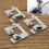 3pcs Wide Hem Roller Foot Presser 13/19/25mm Domestic Sewing Machine Part Set 13