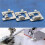 3pcs Wide Hem Roller Foot Presser 13/19/25mm Domestic Sewing Machine Part Set 7