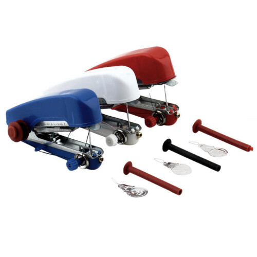 Portable Hand-Held Mini Sewing Machine Clothes Fabric Pocket For DIY Needlework