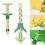 (21x8cm) 5 In 1 Sliding Gauge Measuring Sewing Tool Caliper Multi-Function Quilting Craft Tool 2