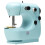 (Blue, US Plug) Portable Mini Sewing Machine Electric Desktop Handheld For DIY Stitch Clothes 9