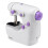(Blue, US Plug) Portable Mini Sewing Machine Electric Desktop Handheld For DIY Stitch Clothes 5