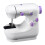 (Blue, US Plug) Portable Mini Sewing Machine Electric Desktop Handheld For DIY Stitch Clothes 10