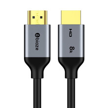 (2M) 8K HD Cable HD2.1 Video Cable Connector High Speed 48Gbps Dynamic HDR 3D HD Cable for Computer Set Top Box