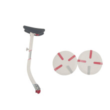 (White) Hub Cover Upgraded Leg Foot Control Lever For Mini Pro Electric Scooter Bike Bicycle Cycling