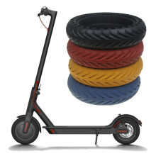(Blue) 1PCS 8.5" Durable Inner Electric Scooter Tire For M365 Tube Front Rear Wearable Color Solid Tire Electric Scooter Rubber Tire