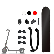 (White) 7PCS Red/Black/White Starter Modified Accessories For M365/M187/Pro Electric Scooter