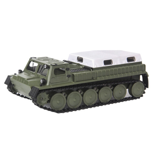 (One Battery) Crawler Transport Remote Control Vehicle RC Tank Car Full Propotional Control 1