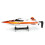 (Orange) 2.4G 4CH Water Cooling High Speed Racing RC Boat 4