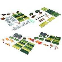 (NO.328) Dinosaur Dino World Childrens Flexible Race Car Track Toys Construction Play-Set Toy