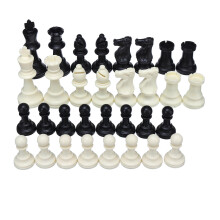 (95mm) 32 Piece Game Chess Foldable 9.5/7.5/6.4cm King Knight Set Outdoor Recreation Family Camping Game