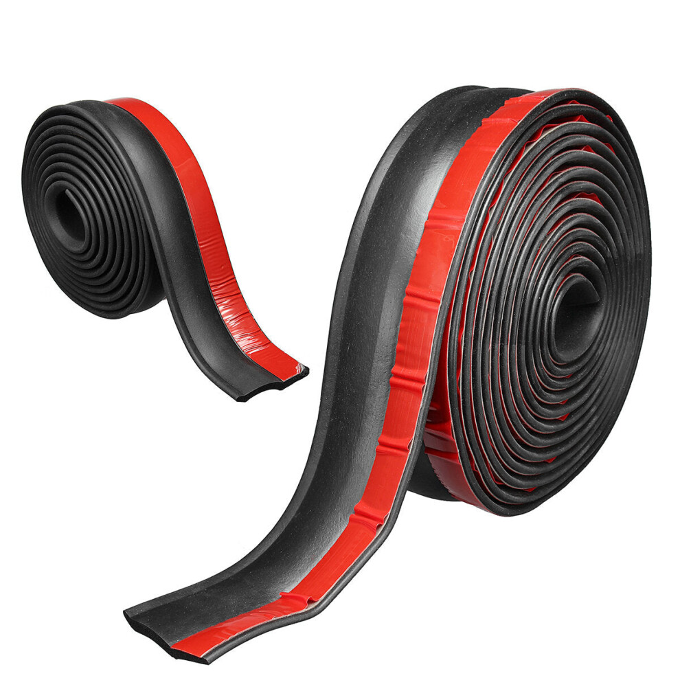 (B) 3-5.5M Garage Door Sealing Tape Strip Bottom Rubber Weatherproof Foot Garage Door Weather Threshold Seal 4250937499644