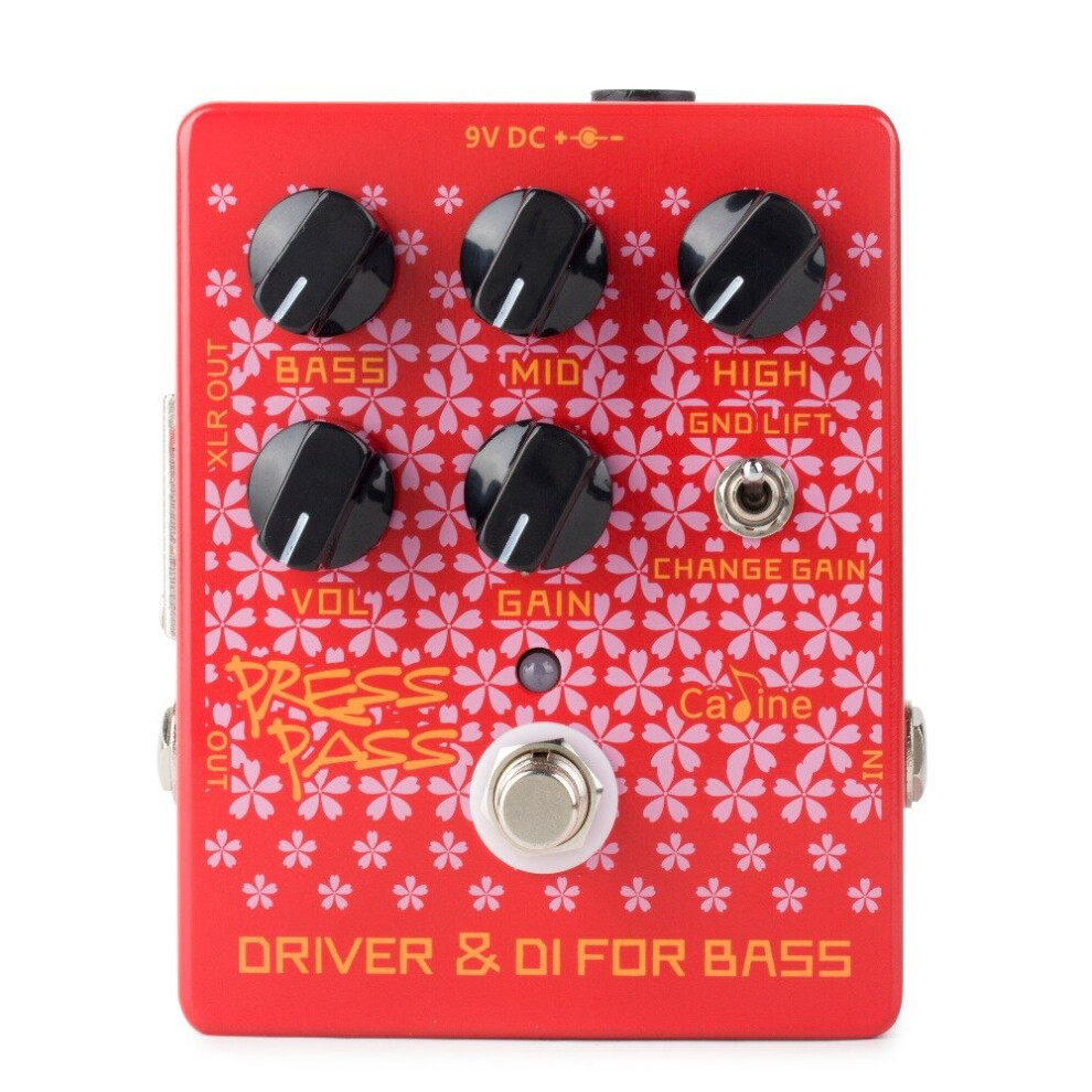 Greenzech Red Press Pass Electric Guitar Effects Pedals With True Bypass Driver And Di Box Classic Tube Amp For Bass Guitars Size 5